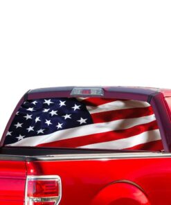 Flag USA Perforated for Ford F150 Decal 2015 - Present