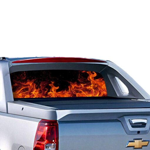 Fire Perforated for Chevrolet Avalanche decal 2015 - Present