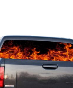 Flames Perforated for GMC Sierra decal 2014 - Present