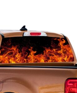 Flames Perforated for Ford Ranger decal 2010 - Present