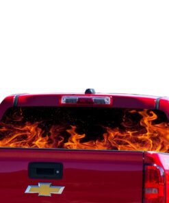 Flames Perforated for Chevrolet Colorado decal 2015 - Present