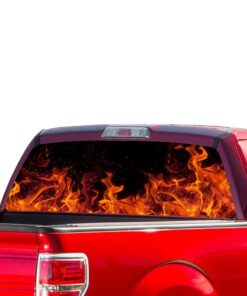 Flames Perforated for Ford F150 Decal 2015 - Present