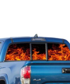 Flame Perforated for Toyota Tacoma decal 2009 - Present