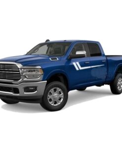 Hockey Stripes Door Decals Graphics Vinyl For Dodge Ram Crew Cab 2500 White / 2019-Present Side Door