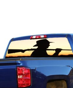 Hunting 1 Perforated for Chevrolet Silverado decal 2015 - Present