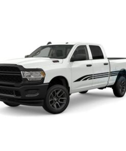 Line Stripes Door Decals Graphics Vinyl For Dodge Ram Crew Cab 2500 Side Door Sticker