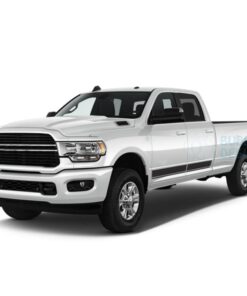 Line Stripes Side Door Decals Graphics Vinyl For Dodge Ram Crew Cab 3500 Bed 8 Side Door Sticker