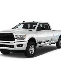 Lower Splash Decals Graphics Vinyl For Dodge Ram Crew Cab 3500 Bed 8 Side Door Sticker