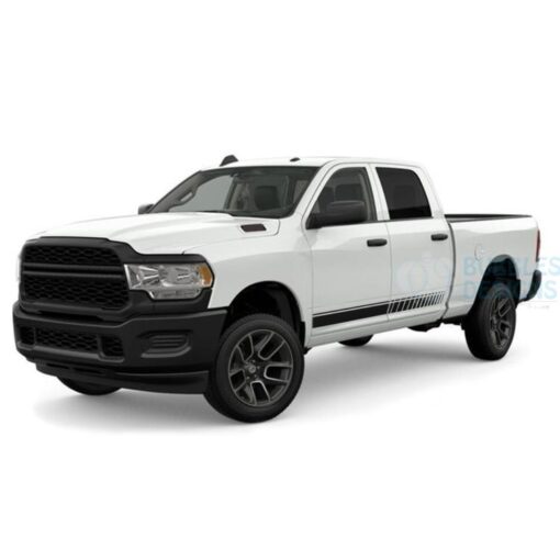 Lower Stripes Decals Graphics Vinyl For Dodge Ram Crew Cab 2500 Side Door Sticker