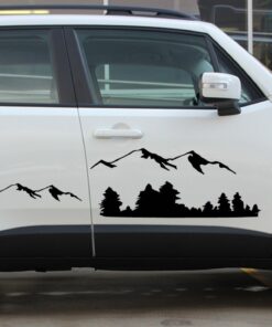 Mountains Decal sticker Compatible with Jeep Renegade
