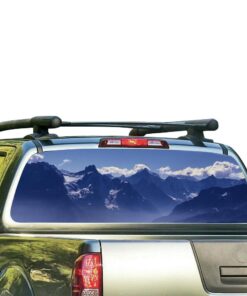 Mountains 2 Perforated for Nissan Frontier decal 2004 - Present