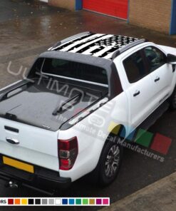 Decal Roof USA for Ford Ranger Double Cab 2011 - Present