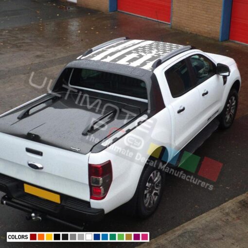 Decal Roof USA for Ford Ranger Double Cab 2011 - Present