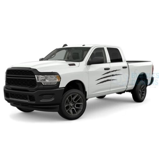 Scratches Door Decals Graphics Vinyl For Dodge Ram Crew Cab 2500 Side Door Sticker