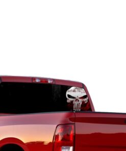 Punisher Perforated for Dodge Ram decal 2015 - Present