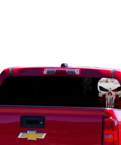 Skull Perforated for Chevrolet Colorado decal 2015 - Present