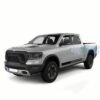 Side Door Stripes Graphics Vinyl For Dodge Ram Crew Cab 1500 Black / 2019-Present Side Door Sticker