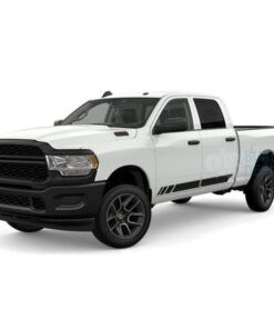 Side Stripes Stickers Decals Graphics Vinyl For Dodge Ram Crew Cab 2500 Side Door Sticker