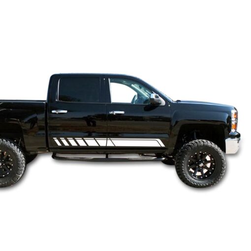 Side door Decal, vinyl design for Chevrolet Silverado decal 2015 - Present