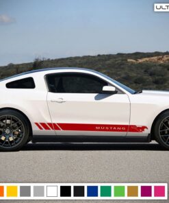 Sport Decal Vinyl Side Racing Stripes Compatible with Ford Mustang