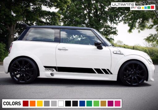 Sticker Decal Side Door Stripe Body Kit for Mini Cooper S Hatch