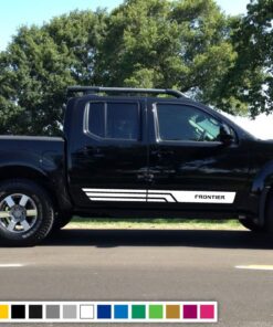 Stripes Vinyl Sticker Graphic Compatible with Nissan Frontier Navara