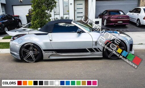 Decal Sticker Vinyl Side Racing Stripes Compatible with Nissan 350 Z Fairlady Z 2002-Present