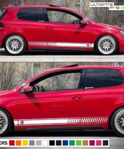 Stickers Decal Side Stripes for Volkswagen Golf MK4 -MK7
