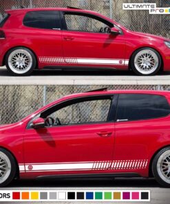 Stickers Decal Side Stripes for Volkswagen Golf MK4 -MK7