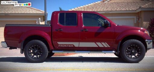 Side Stripes Vinyl Sticker Graphic Compatible with Nissan Frontier Navara 2004-Present