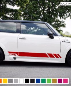 Sticker Decal Side Door Stripe Body Kit for Mini Cooper S Hatch