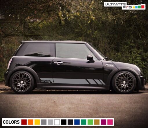 Sticker Decal Side Door Stripe Body Kit for Mini Cooper S Hatch