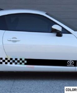 Sticker Vinyl Side Racing Stripes Compatible with Toyota GT86 FT86