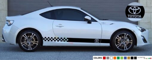 Sticker Vinyl Side Racing Stripes Compatible with Toyota GT86 FT86