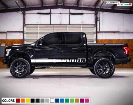 Stripes Decal Sticker Graphic Compatible with Ford F150 Series