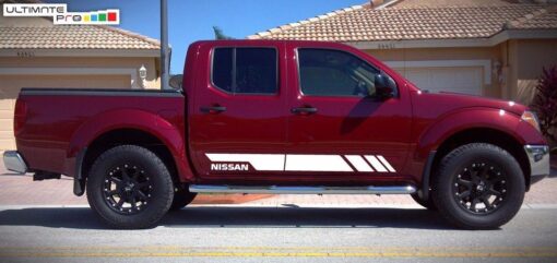 Racing Sticker Decal stripe kit Compatible with Nissan Navara 2008-Present