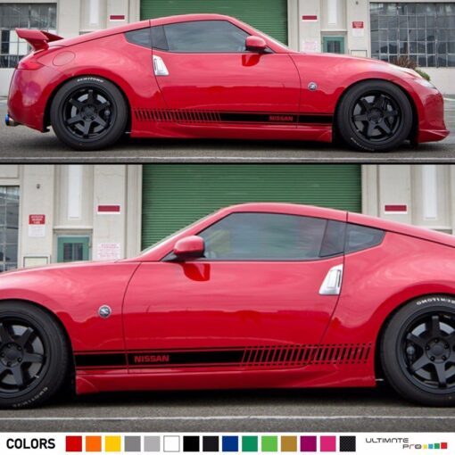 Sticker Vinyl Side Racing Stripes Compatible with Nissan 350 Z Fairlady Z 2002-Present