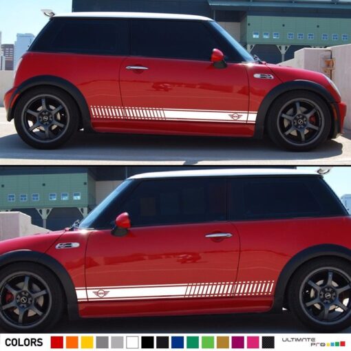 Sticker Side Stripe Compatible with Mini Cooper All Models