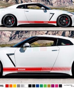 Decal Sticker Vinyl Side Racing Stripes Compatible with Nissan GT-R R35 2007-Present