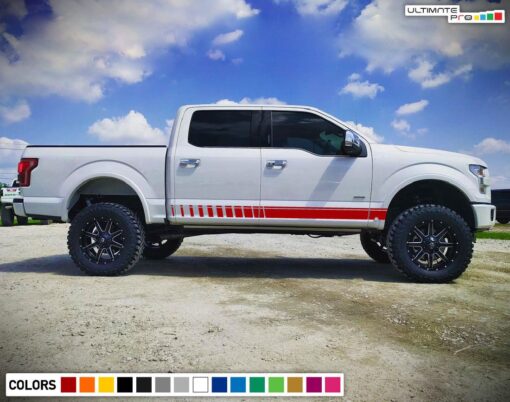 Stripes Decal Sticker Graphic Compatible with Ford F150 Series