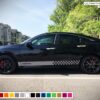 Sport Sticker Decal Vinyl Side Door Stripes for Honda Civic 2016 2017