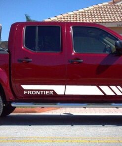 Side Stripes Vinyl Sticker Graphic Compatible with Nissan Frontier Navara 2004-Present