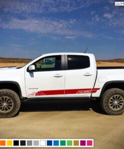Decals Vinyl Mountain Stripe Kit Compatible with Chevrolet Colorado 