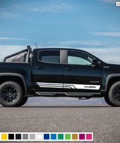 Sticker Vinyl Side Stripe Kit Chevrolet Colorado 2012-2017