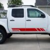 Racing Sticker Decal stripe kit Compatible with Nissan Navara 2008-Present