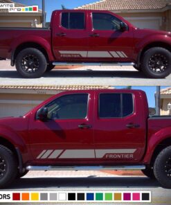 Side Stripes Vinyl Sticker Graphic Compatible with Nissan Frontier Navara 2004-Present