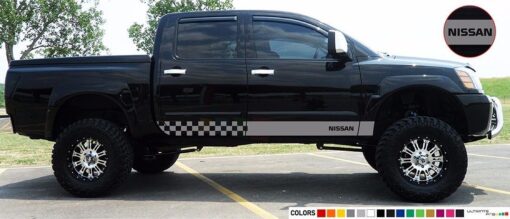 Decal stripe kit for Nissan titan Navara 2008-Present