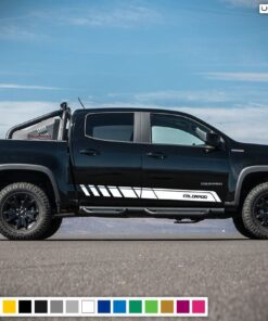 Sticker Vinyl Mountain Stripe Kit Compatible with Chevrolet Colorado