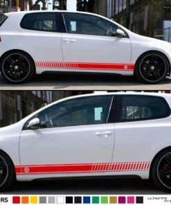 Stickers Decal Side Stripes for Volkswagen Golf MK4 -MK7