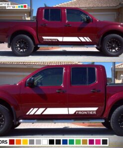 Side Stripes Vinyl Sticker Graphic Compatible with Nissan Frontier Navara 2004-Present